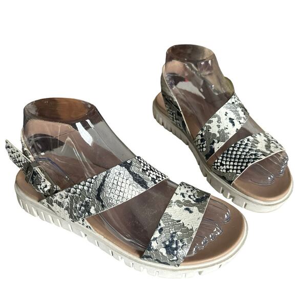 Sam Alderman snakeskin sandals size 6 - Picture 12 of 13